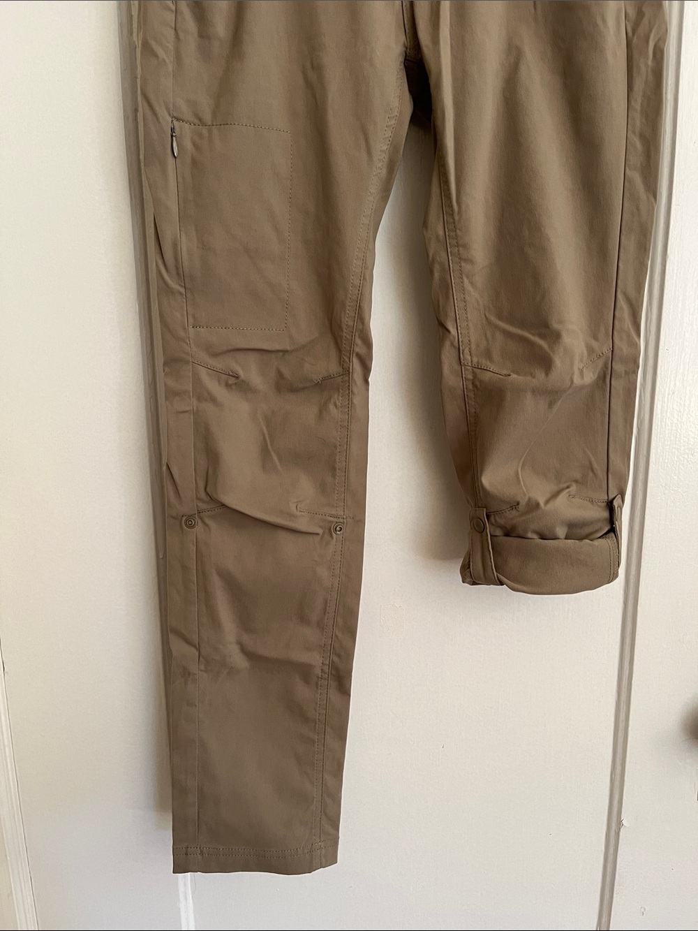 Prana Halle Khaki Outdoor Hiking Stretch Cargo Pants - Picture 6 of 9